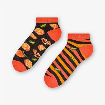 ZAKOSTKI DAMSKIE NIE DO PARY 034 39-42 pomarańcz grafitowy na Arena.pl