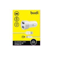 ND38_BD622LW Budi - Ladowarka samochodowa 2x USB