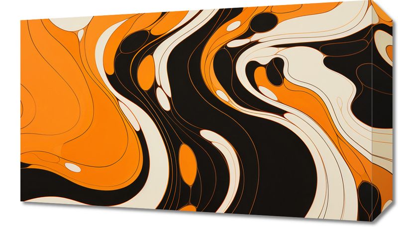 Obraz 50x30cm Tańczący Atrament zdjęcie 1