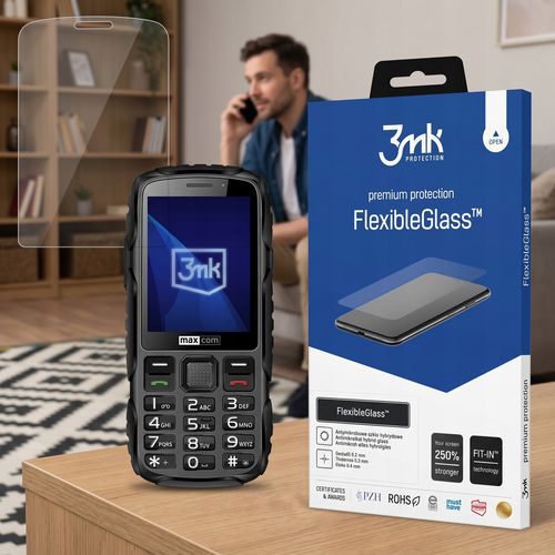 Szkło Hybrydowe Maxcom Strong MM920 - 3mk FlexibleGlass na Arena.pl