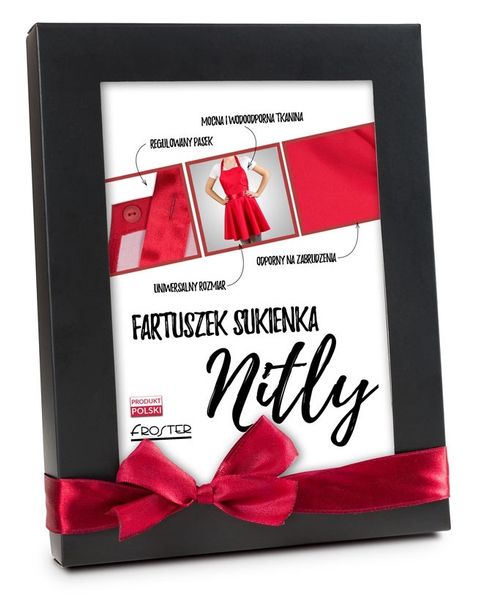 Fartuszek Sukienka dla Niej - NITLY RED zdjęcie 7