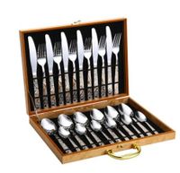 Zestawy Sztućców - New Design - POZŁACANE -  24 szt