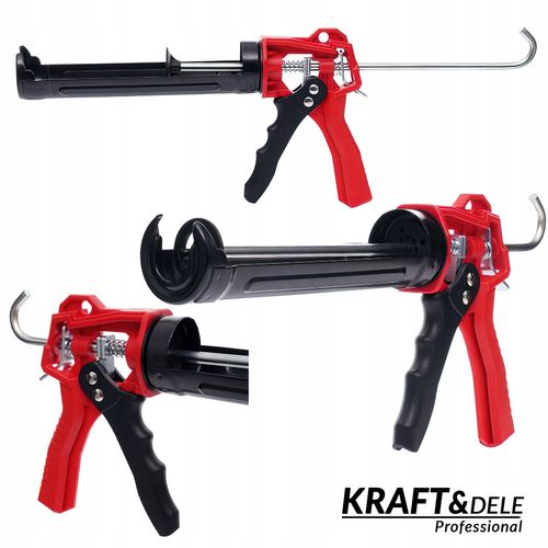 Pistolet Wyciskacz do Silikonu Kleju Mas Fug 300 ml Kraft&Dele na Arena.pl