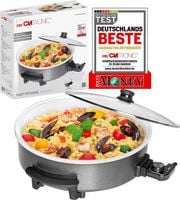 Patelnia elektryczna z powłoką zapobiegającą przywieraniu Clatronic PP Ø42c