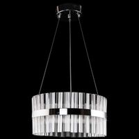 Okrągła lampa wisząca VEN E1694/25W glamour crystal przezroczysty chrom