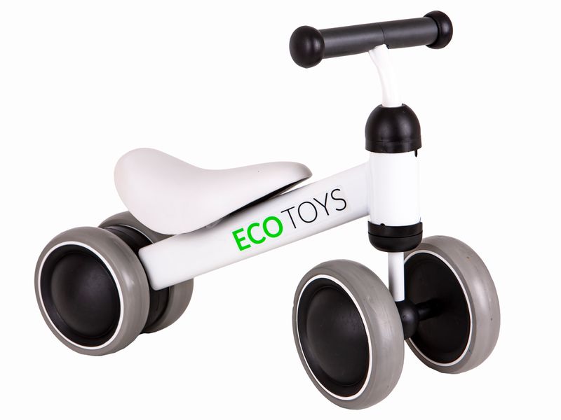 Rowerek biegowy mini rower Practise White Ecotoys zdjęcie 4