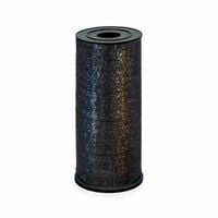 Wstążka tasiemka plastikowa do balonów czarna holograficzna 92 m