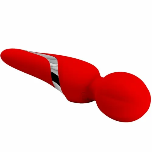 pretty love walter masażer silikonowy czerwony, 7 trybow, usb na Arena.pl