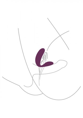 bound love couples vibrator purple na Arena.pl