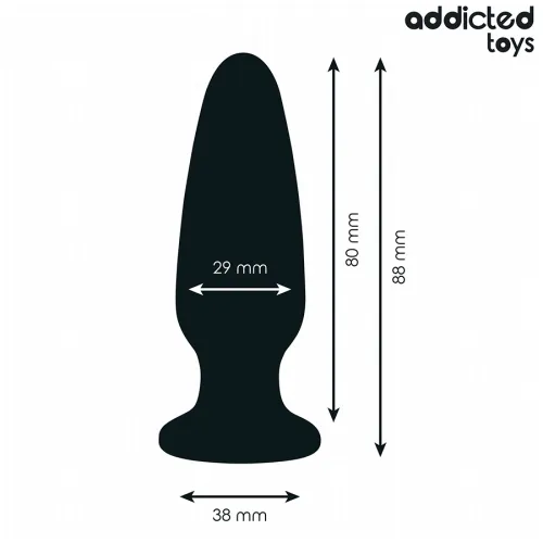 addicted toys korek anatomiczny s 8,8 cm z ozdobnym kryształem na Arena.pl