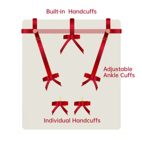 pasy do łózka bowknot bed restraint straps upko na Arena.pl