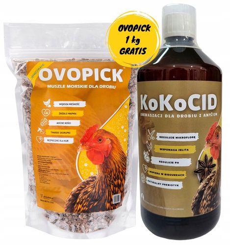 KokoCID 1 kg+GRATIS zakwaszacz dla drobiu muszle na Arena.pl