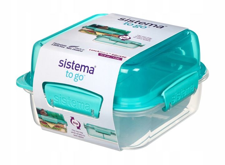 Sistema lunchbox składany lunch stack to-go 1240ml zdjęcie 1