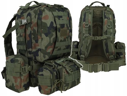 PLECAK WOJSKOWY TAKTYCZNY DOMINATOR SUPERPACK 50L MILITARNY MORO PL wz.93 na Arena.pl
