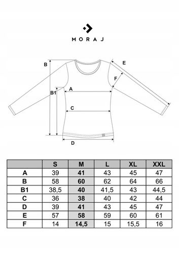 PODKOSZULKA DŁUGI RĘKAW Damska Dopasowana Koszulka Bawełna 2-PAK MORAJ XL na Arena.pl