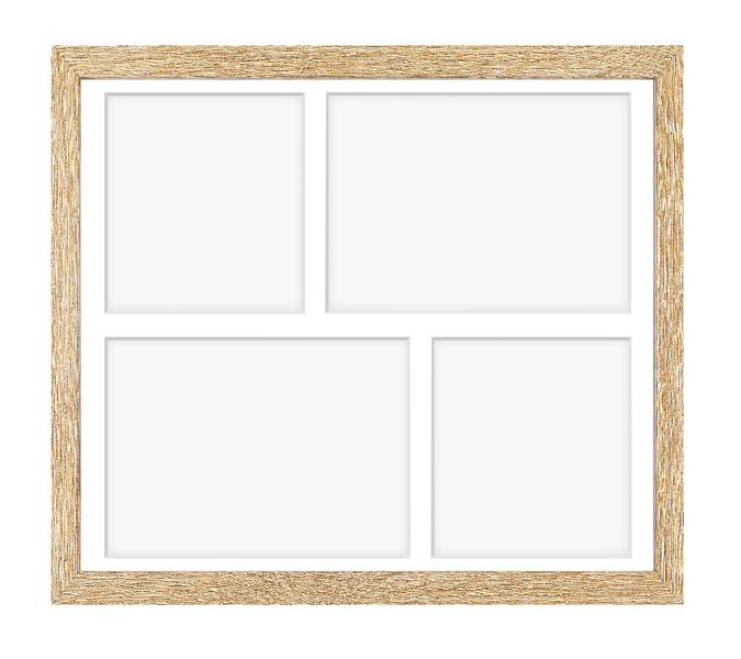 Ramka na 4 zdjęcia Hekla 24x30x4 foto galeria sonoma jasna 1szt. zdjęcie 2