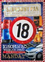 Kartka Urodzinowa - Mandat do wypisania 18 lat On