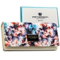 portfel damski skóra+pu ptn px22-pf2-4849 blue