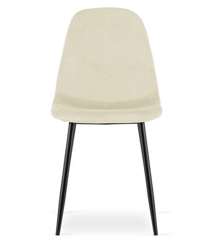 Krzesło COMO - beż aksamit x 2 na Arena.pl