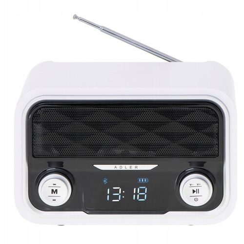 Radio Przenośne Fm Kuchenne Bluetooth Sd Usb Zegar na Arena.pl