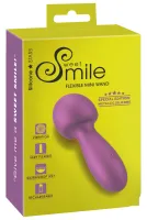 sweet smile mini wand metallic - kompaktowa rożdżka masująca, wodoodporna