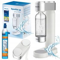 Saturator do gazowania wody PHILIPS ADD4902WH, woda gazowana, cylinder CO2