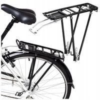 BAGAŻNIK ROWEROWY TYLNY ALUMINIOWY MOCNY NA ROWER UNIWERSALNY METALOWY