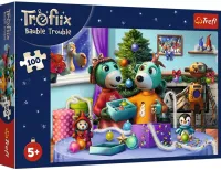 Świąteczne puzzle dla dzieci - Trefl Święta Rodziny Treflików 100 elementów
