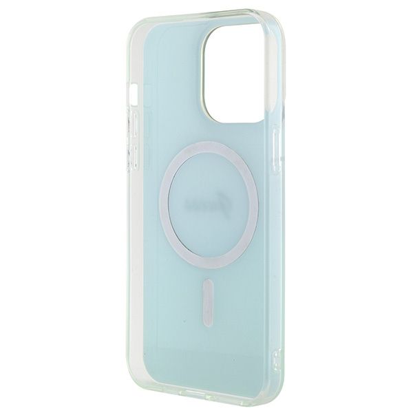 Etui Guess do iPhone 15 Pro, Turkusowy, MagSafe zdjęcie 7