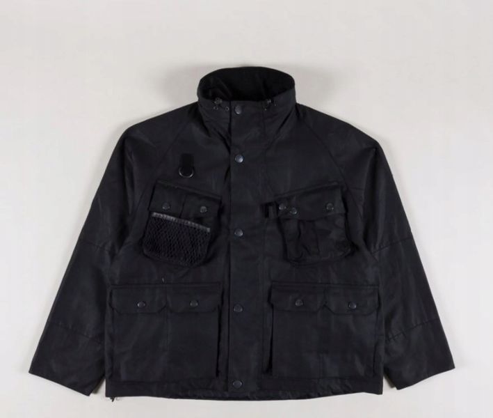Kurtka Barbour Modified Dryfly Waxed Black L zdjęcie 1