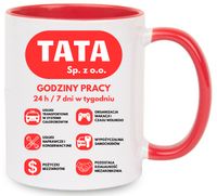 Kubek z nadrukiem śmieszny prezent na DZIEŃ OJCA dla TATY