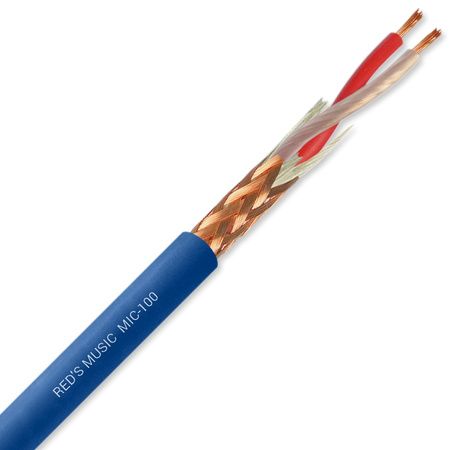 Kabel przewód mikrofonowy XLR XLR 6 m 0,23mm niebieski Red's Music MC0160-BL PL zdjęcie 3