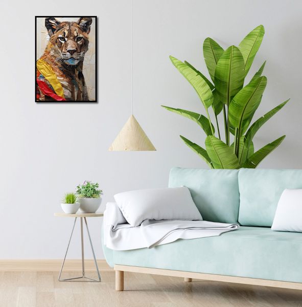 Plakat 39,5x55cm Papierowy Tygrys zdjęcie 4
