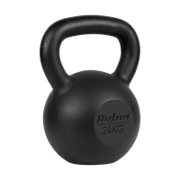 Kettlebell żeliwny 24kg kettle hantel obciążenie odważnik do ćwiczeń Rebel