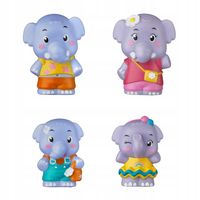 Rodzina Słoni Klorofil 4 figurki o wysokości 4-5 cm