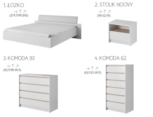 Szafa 230 DREAM WHITE na Arena.pl