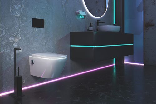 Dakota 2.0 toaleta myjąca D2, pokrętło sterujące czarny mat na Arena.pl