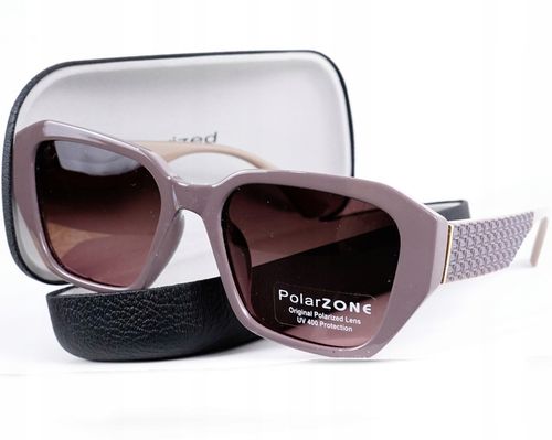 OKULARY PolarZONE MARKOWE DAMSKIE POLARYZACYJNE PRZECIWSŁONECZNE ETUI FILTR na Arena.pl
