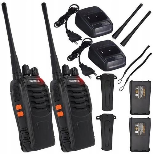 ZESTAW KRÓTKOFALÓWEK BAOFENG BF-888S PRM 2 SZTUKI WALKIE TAKIE DUŻY ZASIĘG na Arena.pl