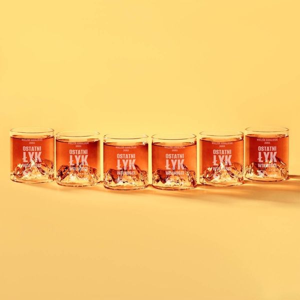Zestaw szklanek do whisky 6szt. GRAWER upominek PREZENT DLA PARY MŁODEJ zdjęcie 15