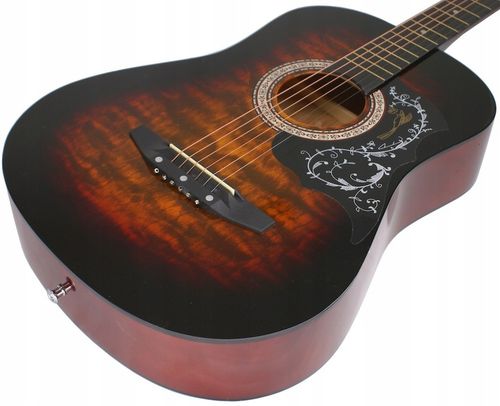 GITARA AKUSTYCZNA ZESTAW DLA POCZĄTKUJĄCYCH 81/P na Arena.pl