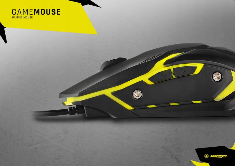 snakebyte mysz gamingowa game:mouse 2400 dpi zdjęcie 15