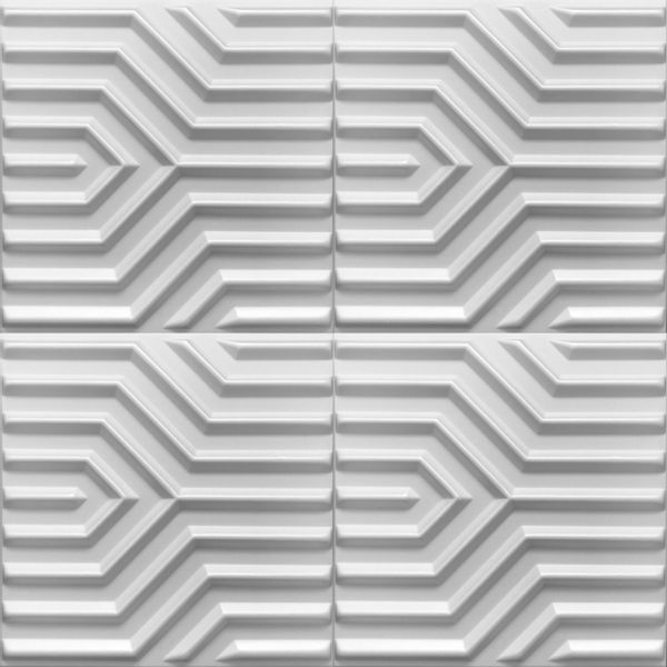 BIAŁE Panele ścienne , Piankowe Kasetony Sufitowe 3D ZIG ZAG zdjęcie 11