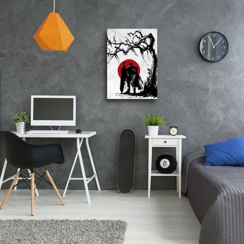 Obraz na płótnie – Canvas, Postać z dużym mieczem 50x70 na Arena.pl
