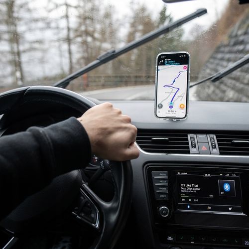 UCHWYT DO SAMOCHODU MAGNETYCZNY NA TELEFON SZYBĘ DESKĘ KOKPIT DO MAGSAFE na Arena.pl