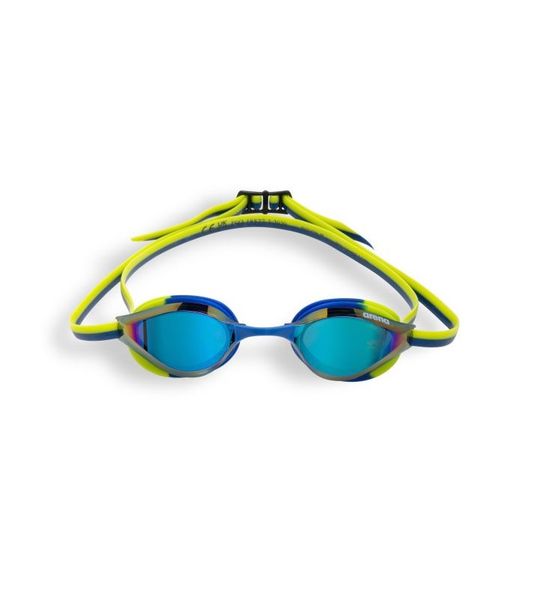 ARENA OKULARY JUNIOR PYTHON MIRROR BLUE BLUE LIME 011007/120 zdjęcie 2