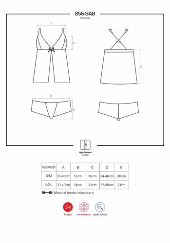 856-bab-1 babydoll l/xl na Arena.pl