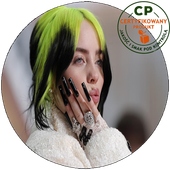 Opłatek na tort Billie Eilish