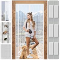 MOSKITIERA na DRZWI OKNO BALKONOWE BARDZO MOCNA SOLIDNA 80/90/100 x 210/220