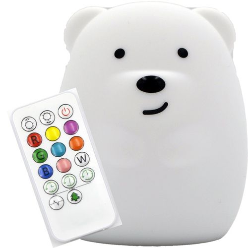 LAMPKA NOCNA MIŚ DLA DZIECI KOLOROWA SILIKON RGB M na Arena.pl